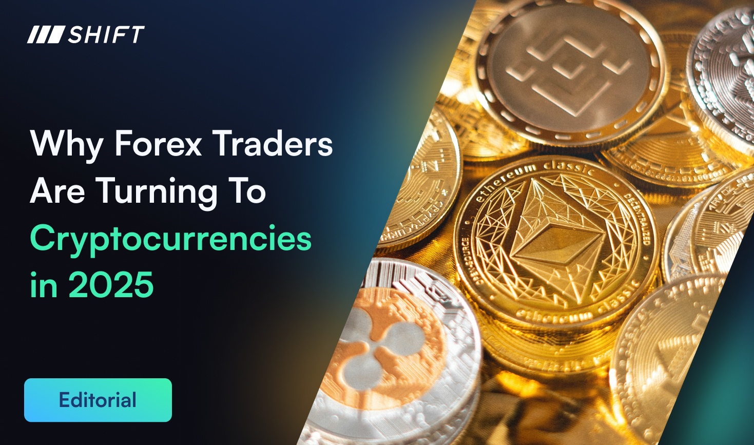 Forex traders are mass migrating to cryptocurrency trading. Learn why with Shift Markets.